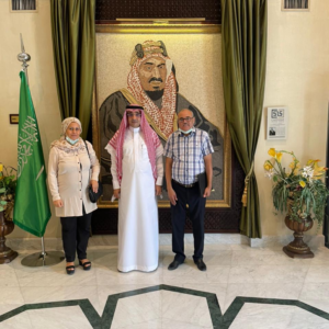 The Ambassador of the Custodian of the Two Holy Mosques in Tunisia welcomed warmly the President of the Association